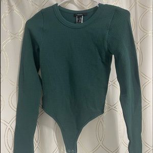 Green Long sleeve Bodysuit